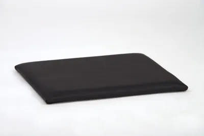 Produktbild von Sitz-Kissen Sitz-Polster Stuhl-Kissen Kunst-Leder 100.000 Scheuertouren 40 x 33 x 2 cm versch. Farben - auch Sondermaße, Farbe:schwarz