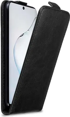 Produktbild von Cadorabo Hülle für Samsung Galaxy NOTE 10 Schutz Hülle in Schwarz Flip Etui Handyhülle Case Cover