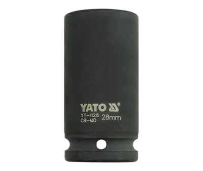 Produktbild von YATO Kraft-Stecknuss YT-1128 90mm Chrom-Molybdänstahl