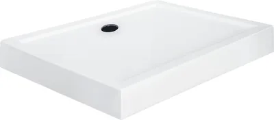 Zdjęcie produktu dla Brodzik uniwersalny do kabiny prysznicowej Victor 90x80 14 cm kwadratowy biały