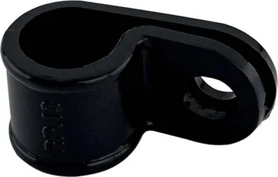 Immagine prodotto di 10 pezzi Kalitec 8211000 RP13 Fascetta di fissaggio 12,3-13,3 mm nera I Fascetta per cavi in poliammide I Morsetto per cavi 10 mm I Supporto per cavi 94-V2 I Clip per cavi da -20 °C a +80 °C I Fissaggio per cavi RP13