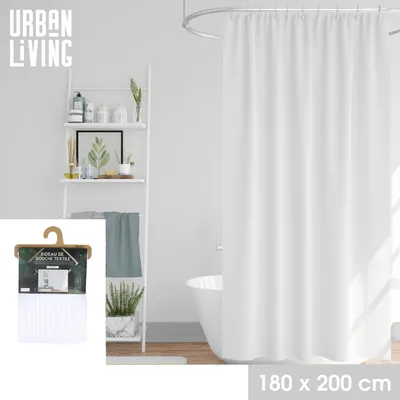 Produktbild von Urban Living Duschvorhang "PURE""  Dusch-Vorhang 153300 weiß