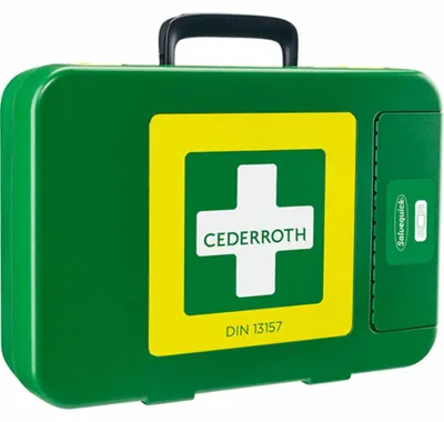 Immagine prodotto di CEDERROTH 390104 Kit di pronto soccorso CEDERROTH, contenuto secondo DIN 13157