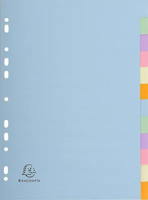 Produktbild von EXACOMPTA Karton-Register DIN A4 12-teilig