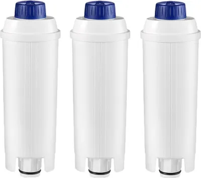 Produktbild von 3x Wasser-Filter für DeLonghi PrimaDonna Serie / Magnifica Serie / Dinamica / Cappuccino Kaffee-Vollautomaten / Hochwertige Filterpatrone