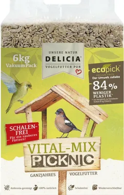 Produktbild von Delicia Vital Futter-Mix 6kg ganzjahres Vogelfutter