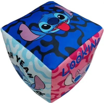 Produktbild von Würfelkissen, Lilo & Stitch, Microfaser, 25 x 25 x 25 cm, Disney
