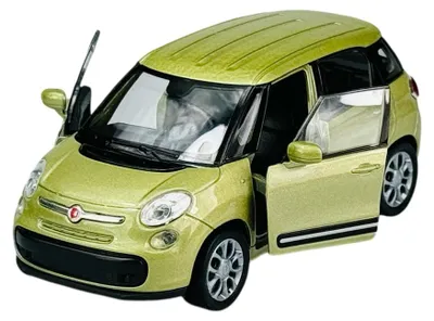 Produktbild von Welly 2013 Fiat 500L Grün 1:34 Die Cast Metall Modell im Kasten 43658