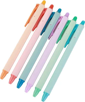 Image de Uitwisbare Balpennen, 6 Kleuren