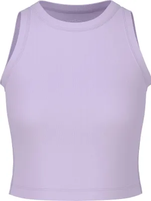 Produktbild von Uni Cropped Top aus Baumwollestretch