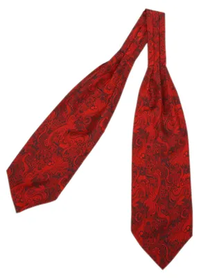 Imagen del producto de Omgoods - Corbata y bufanda de seda de dos capas con motivo paisley