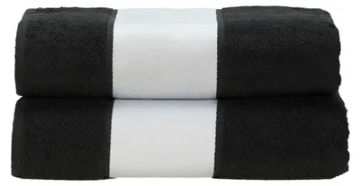 Image de ARTG - Grande serviette « Subli-Me » LT3935 (taille unique) (noir)