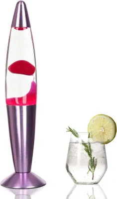 Productafbeelding van Lavalamp - Sfeerlamp - Gloeilamp - Roze