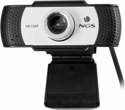 Image de NGS XpressCam720 webcam 1280 x 720 pixels USB 2.0 Noir, Gris, Argent