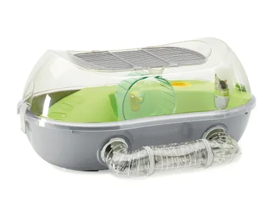 Image de Cage pour rongeurs et petits animaux "Spelos XL Metro" gris 59x37x26cm