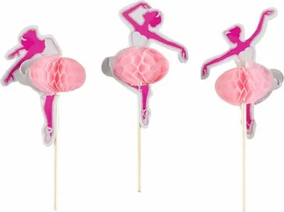 Produktbild von Amscan 998311, Pink, Weiß, Holz, 10 Stück(e)