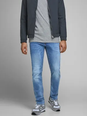 Produktbild von JACK & JONES Herren Slim Fit Jeans TIM JJ ORIGINAL Straight Legs |