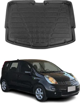 Produktbild von Kofferraumwanne Laderaumwanne für Nissan Note 2014-2020 Gummi TPE Schwarz