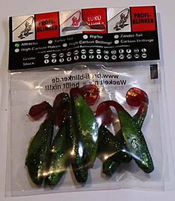 Produktbild von Profi Blinker Attractor Größe: C Farbe: raubfisch-grün