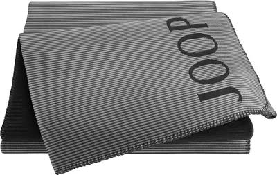 Produktbild von JOOP! Plaid Touch Farbe Anthrazit-Schwarz Größe 220 x 240