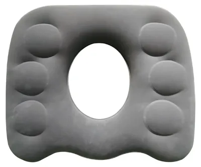 Produktbild von Ergonomisches Sitzkissen aus Memory-Schaum zur Linderung von Hüft- und Steißbeinschmerzen, verstellbare Sitzbreite, für Büro, Zuhause und Auto (grau)