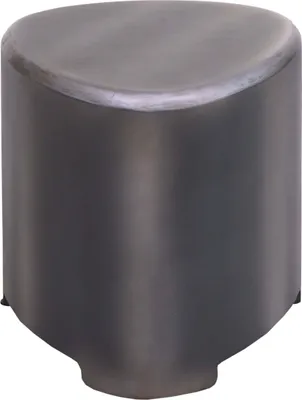 Immagine prodotto di Sgabello HWC-L74, sgabello in legno, legno industriale  MVG, look metallo spazzolato