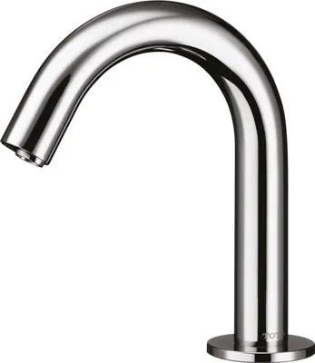 Produktbild von Automatik-Armaturenauslauf gebogen, modern, Ausladung 123 mm chrom 4 l/min