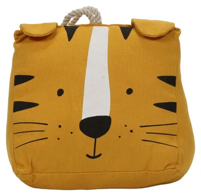 Produktbild von Türstopper in Tigerform, mit Sandfüllung, schützt Wände und hält Türen offen, 10 x 19 x 19 cm