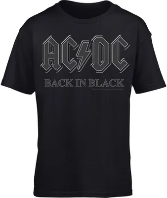 Obrázok produktu pre AC/DC - Tričko "Back In Black" pre mužov/dámy Uni PH2604 (M) (Black)