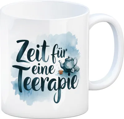 Produktbild von Zeit für eine Teerapie Kaffeebecher für Teetrinker