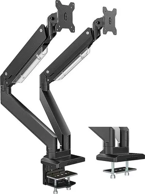 Produktbild von Ergonomischer Monitorhalter Gasfeder für 17-35 Zoll Monitore bis 15 kg VESA 75x75 100x100 Drehbar