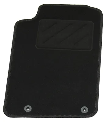 Produktbild von Fahrer Fußmatte für Peugeot 206 Plus, 04/2009-12/2012, vorne links, Schwarz