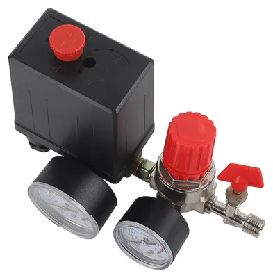 Druckregler Luftkompressor 2-G1/4 0,05-1,2 MPa Manometer