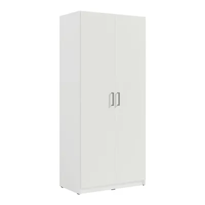 Produktbild von Kleiderschrank 2-türig, 92cm breit, weiß, TRIEST-166