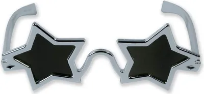 Produktbild von Bristol Novelty - Stern - Brille BN2871 (Einheitsgröße) (Silber)