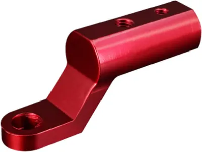 Zdjęcie produktu dla Motocyklowy uchwyt przedłużający lusterko wsteczne, wielofunkcyjny stop aluminium CNC, przedłużany uchwyt na telefon, czerwony