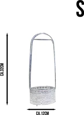 Image de Luna Panier à charbon en acier inoxydable argenté S 12 cm – Récipient à charbon résistant à la chaleur avec poignée
