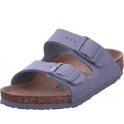 Produktbild von Birkenstock arizone k tex canvas stone veg Uni in Grau, Größe 33