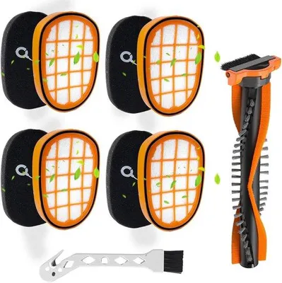 Image de Lot de filtres HEPA pour aspirateurs - Remplacement pour Speedpro Max - Lot de 6 - Toiles filtrantes - ABS - Universel