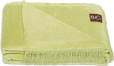 Produktbild von UMIPLED | Kuscheldecke, Sofaüberwurf Decke, Dicke Sofadecke, Couchdecke, Flauschige, Wohndecke für Couch, 150x200cm, 430 g/m2 - Hellgrün