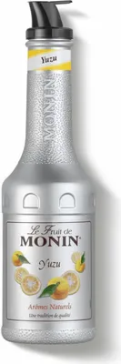Produktbild von Monin Yuzu Fruchtpüree mit Dosierpumpe für Cocktails, Limonaden und Desserts