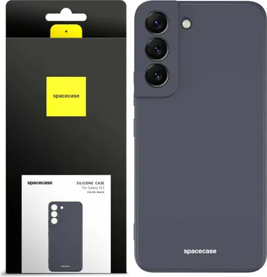 Obrázek produktu pro Silikonové pouzdro SPACECASE Silicone Case pro Galaxy S22 Černá