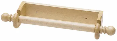 Produktbild von KitchenCraft Küchenrollenhalter, mit Wandmontierung, für Küchenrollen von 25 cm,