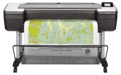 Produktbild von HP DesignJet T1700 PostScript 44-Zoll Großformatdrucker Farbe Tintenstrahl