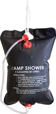 Obrázok produktu pre Solárna sprcha BCB Adventure, čierna, 20 litrov