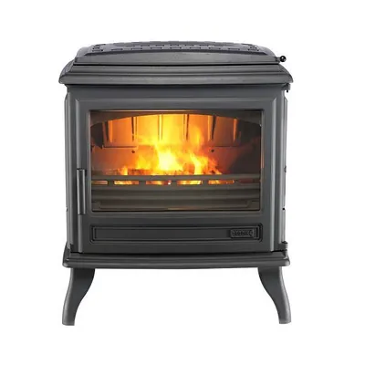 Image de Poêle à bois fonte 7kw anthracite - Godin - 366149 - revin top