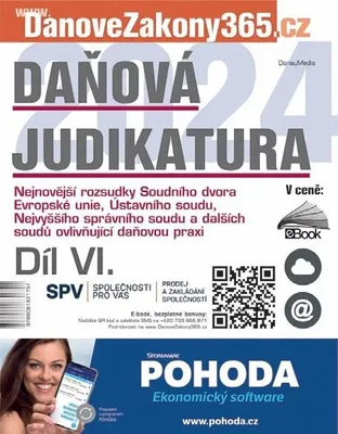 Obrázek produktu pro Daňová judikatura (díl VI.)