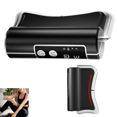 Produktbild von Gua Sha Massagegerät elektrisch 38-50°C Wärme Vibration 4 Modi USB Akku tragbar für Nacken Schulter Beine Zuhause