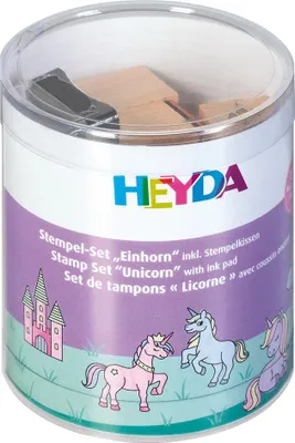 Immagine prodotto di Heyda 204888439 Stempelset Einhorn 15er