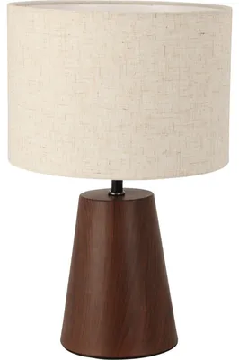 Produktbild von Tischlampe mit Stofflampenschirm, 23 x 36 cm